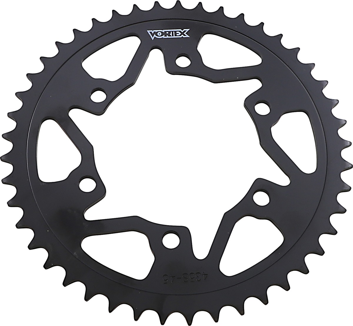 Steel Rear Sprocket 44T Black 520 - Click Image to Close