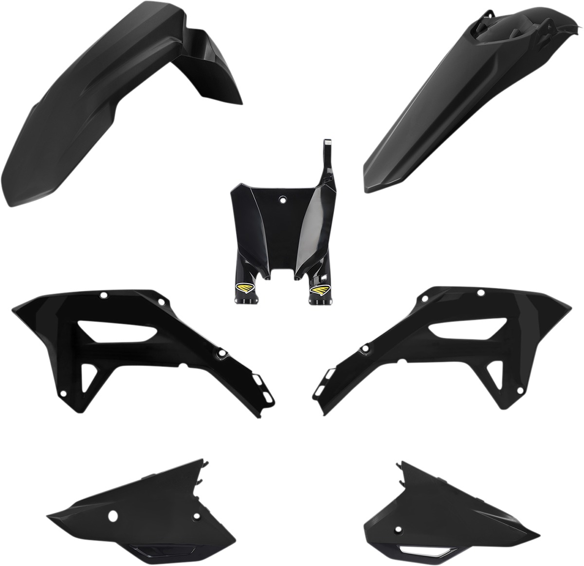 Cycra Black Replica Plastic Kit For 21-24 Honda CRF250RX CRF450RX - Click Image to Close