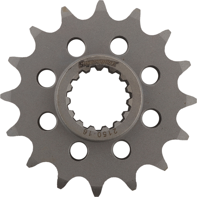 Supersprox 16T Steel Front Countershaft Sprocket Fits 525 Chain - Click Image to Close
