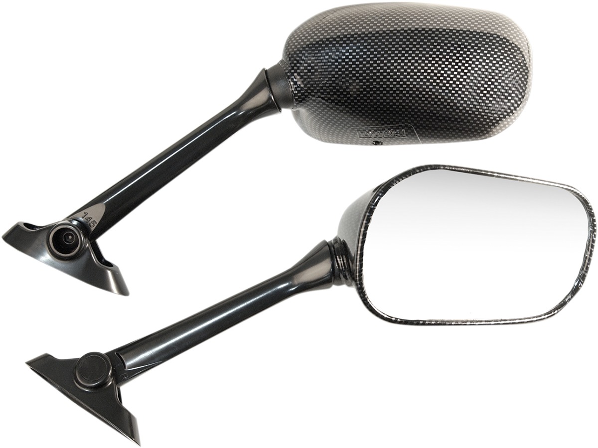 Left Mirror Replacement - Carbon Fiber Look - 07-08 GSF1250 Bandit S - Click Image to Close