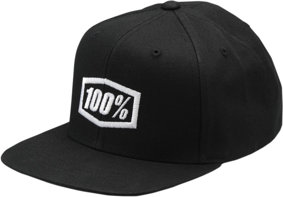 100% Youth Icon Hat - Black, One Size - Click Image to Close
