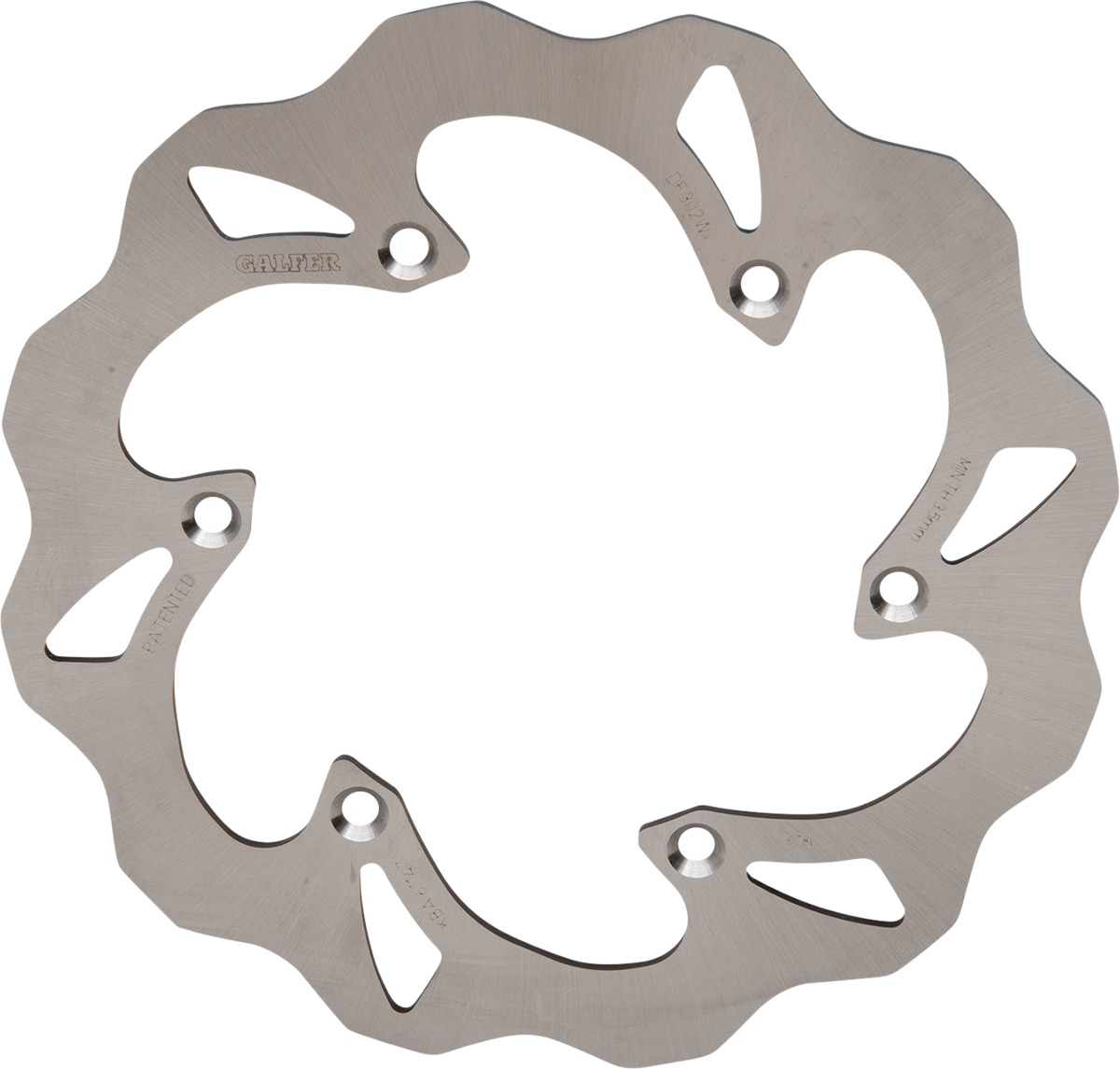 Solid Wave Rear Brake Rotor - Fits Some 1987-2024 Suzuki DR & RM Models - Click Image to Close