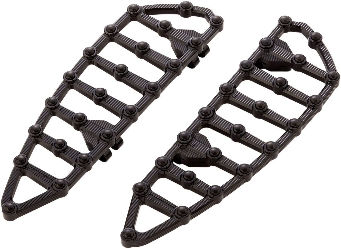 Arlen Ness MX Driver Floorboards Black - Click Image to Close