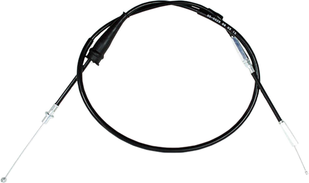Black Vinyl Throttle Cable - Yamaha YZ125/250/465 IT250/465 - Click Image to Close