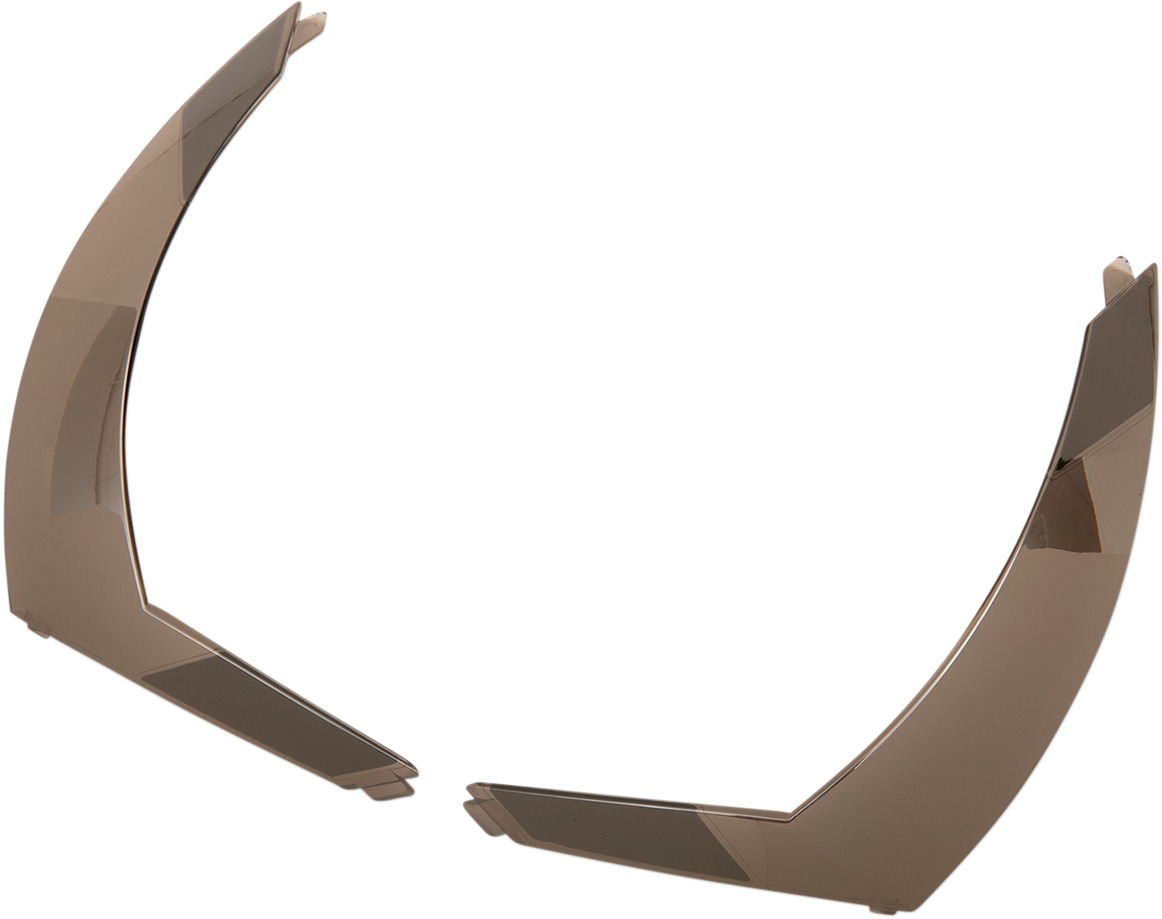 ICON Airform Helmet Rear Spoiler Silver One Size - Rear spoiler replacement for ICON Airform helmets - Click Image to Close