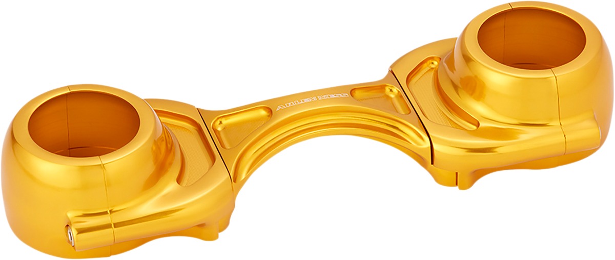 Arlen Ness Method Fork Brace Gold Fits 2006+ Dyna - Click Image to Close
