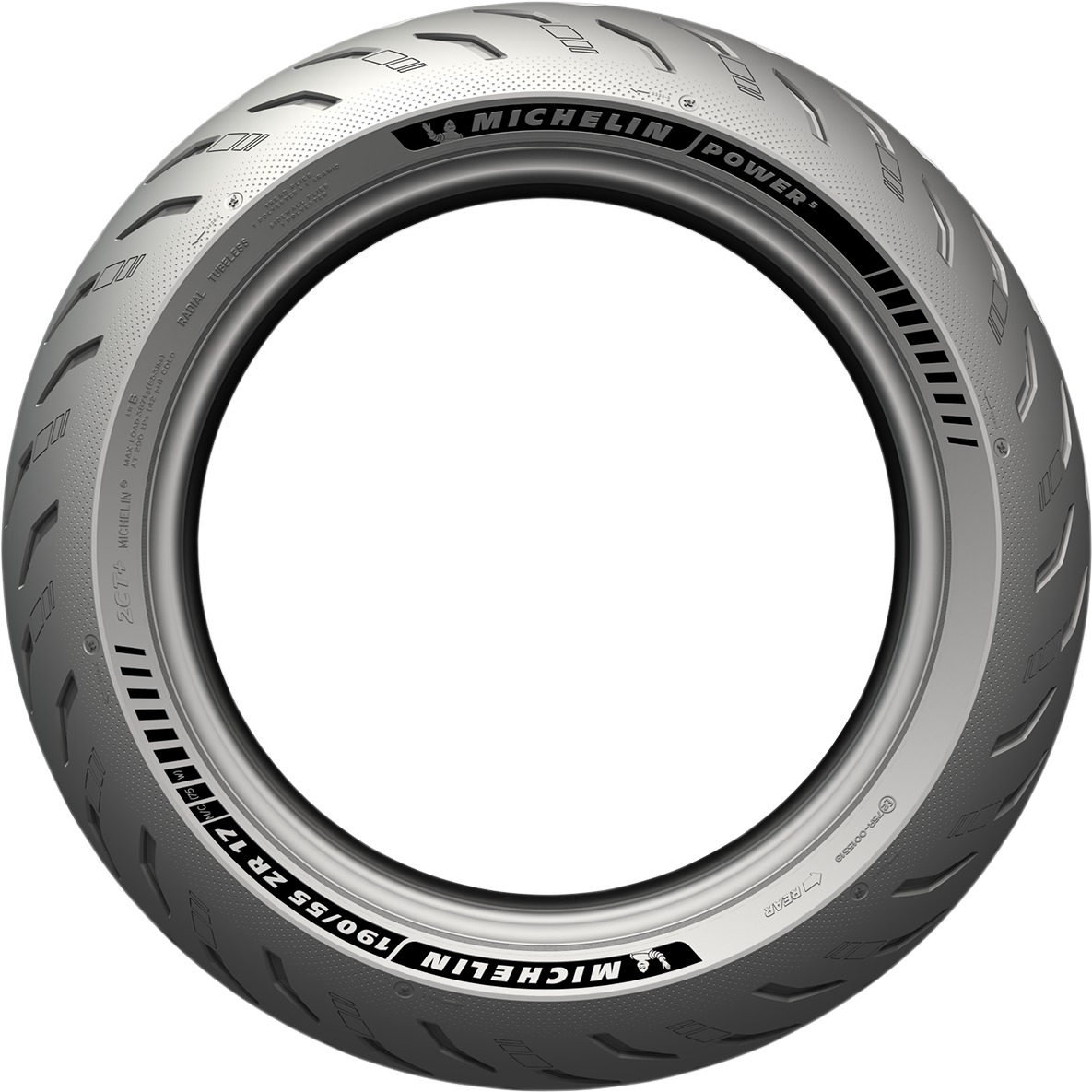 180/55ZR17 (73W) Power 5 Rear Motorcycle Tire - Click Image to Close