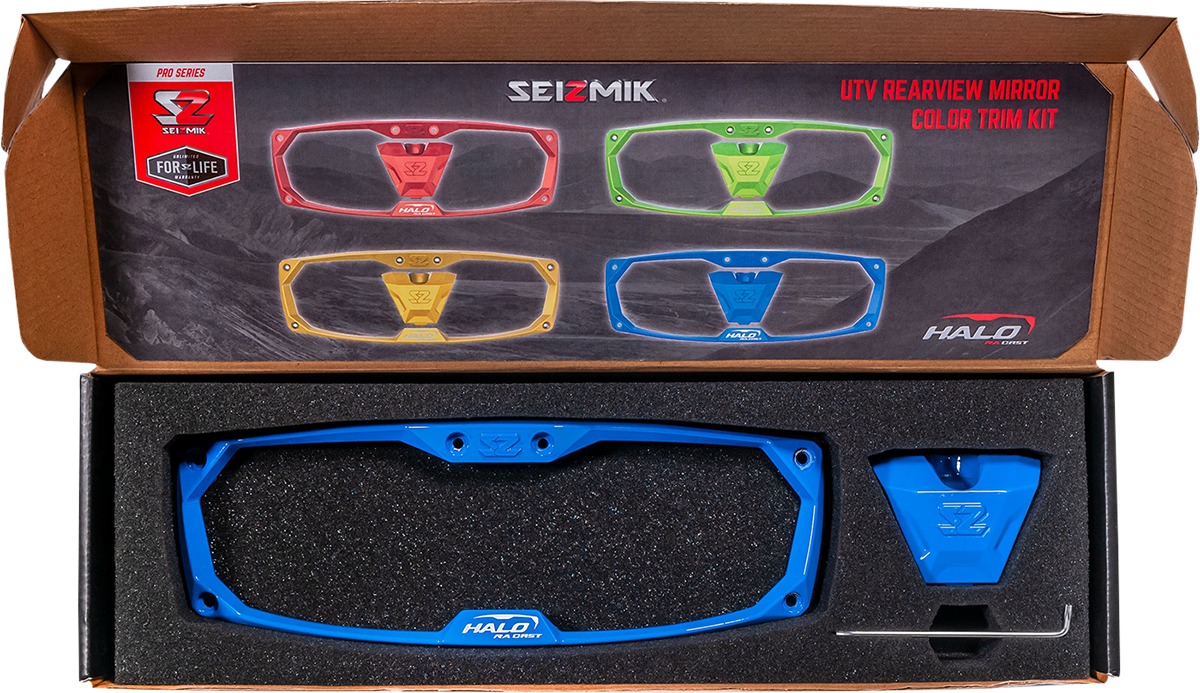 Seizmik Halo-RA Cast Aluminum Trim Kit - Blue - Click Image to Close