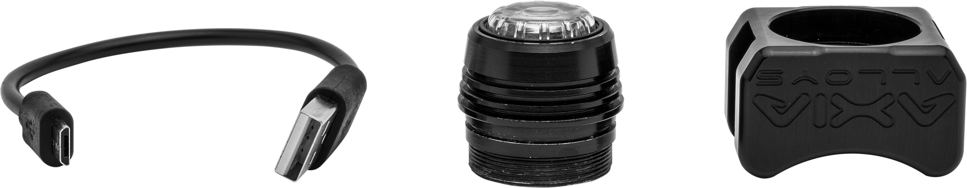 AXIA LED Rechargeable Dome Light Black - USB rechargeable dome light, black - Click Image to Close