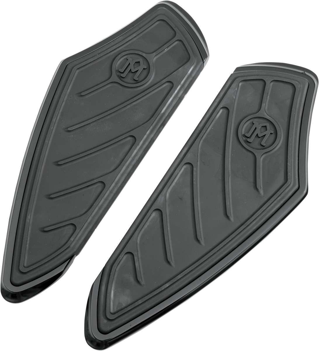 Performance Machine Contour Driver Floorboard Black Ano - Click Image to Close