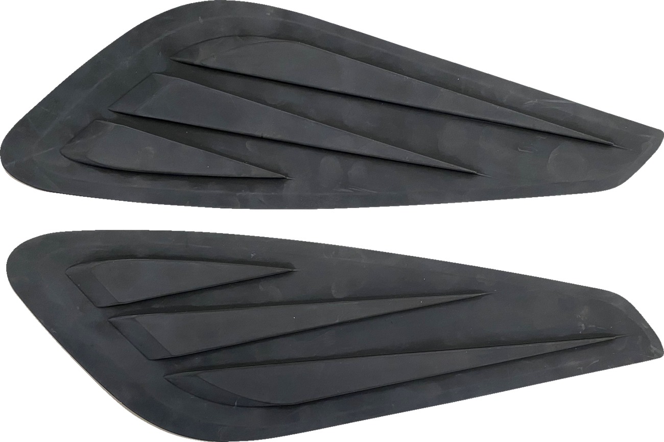 Drag Specialties Gas Tank Knee Pads Black Pair For Pan America 1250 - Black knee pads for Harley Pan America 1250 - Click Image to Close