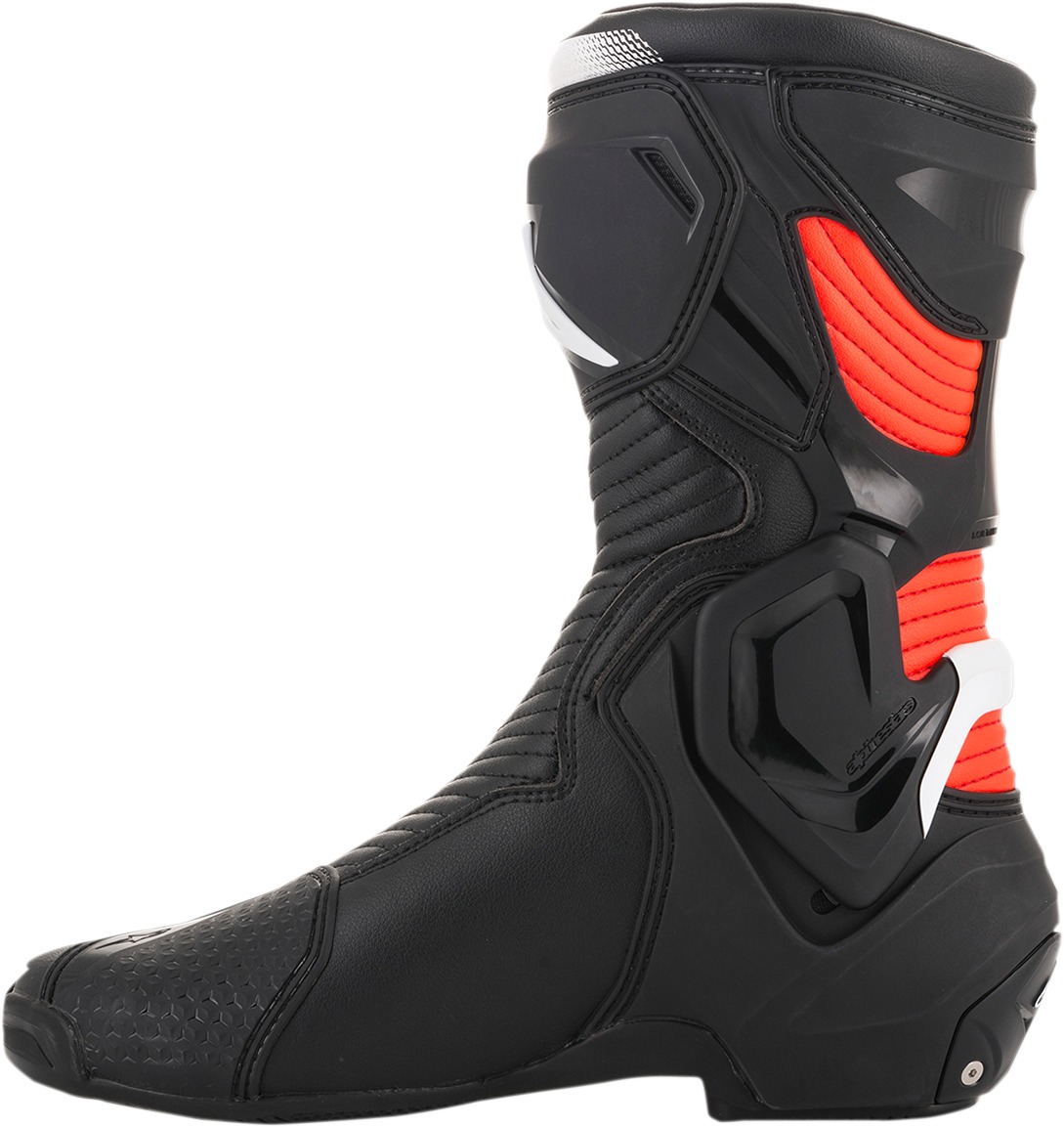SMX Plus Street Riding Boots Black/Red/White US 12 - Click Image to Close