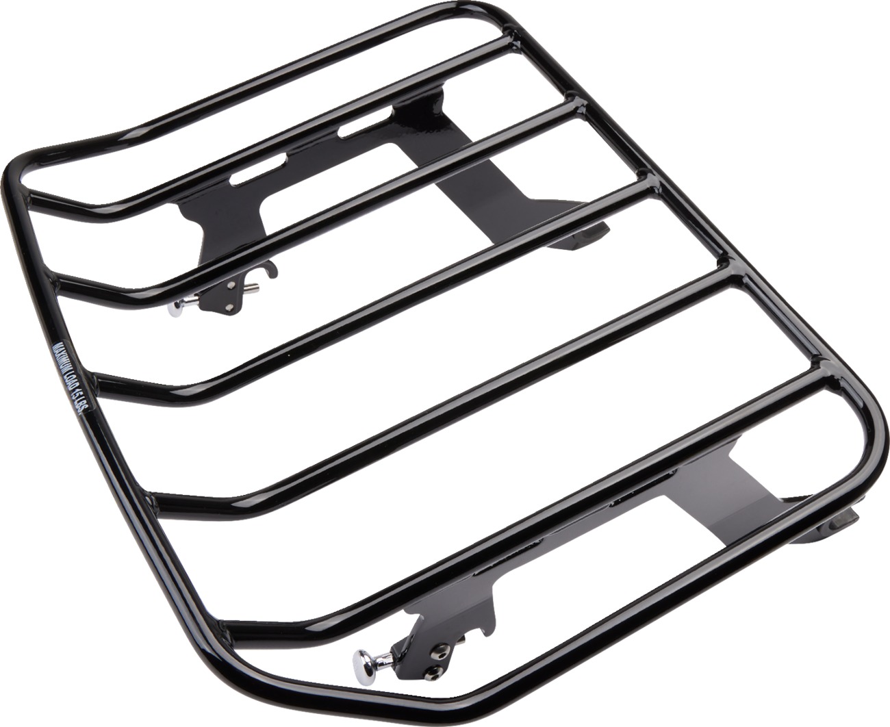 Cobra Detachable BA Luggage Rack with Kick Up Black Fits Indian - Click Image to Close