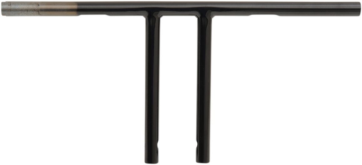 Drag Specialties 1" T-Bar Handlebar Black Gloss, 10.5" Rise - 1 inch T-Bar handlebar, black gloss, 10.5 inch rise - Click Image to Close