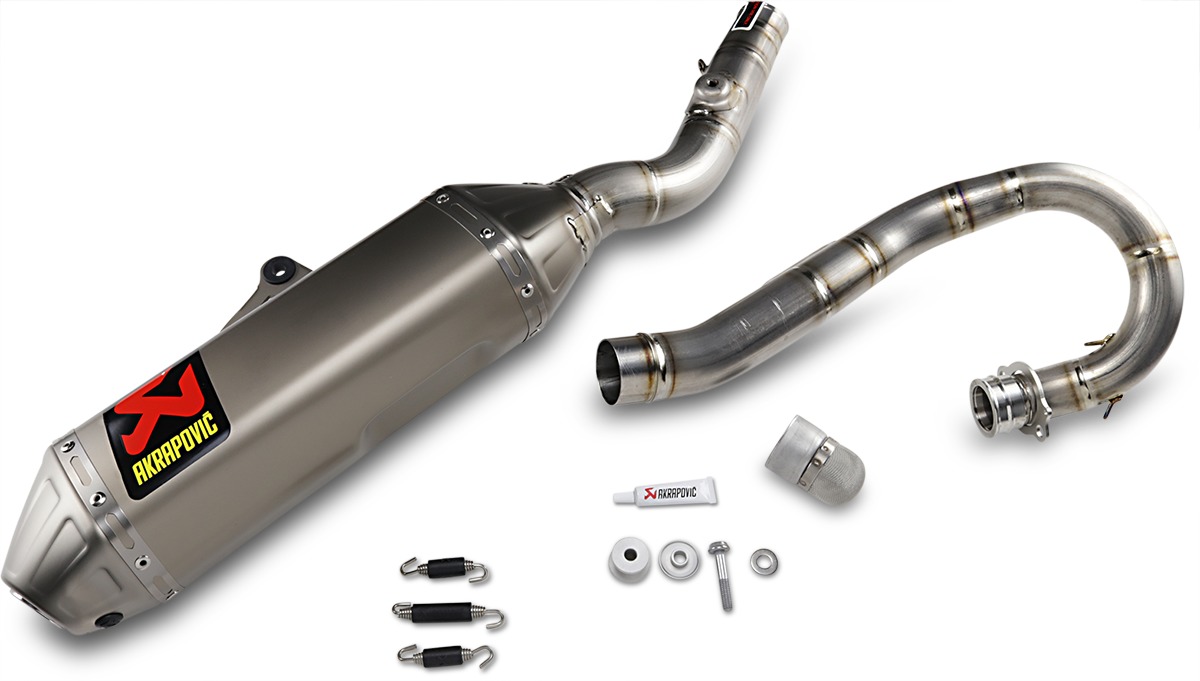 Evolution Full Exhaust - All Titanium - For 19-22 Suzuki RMZ250 - Click Image to Close