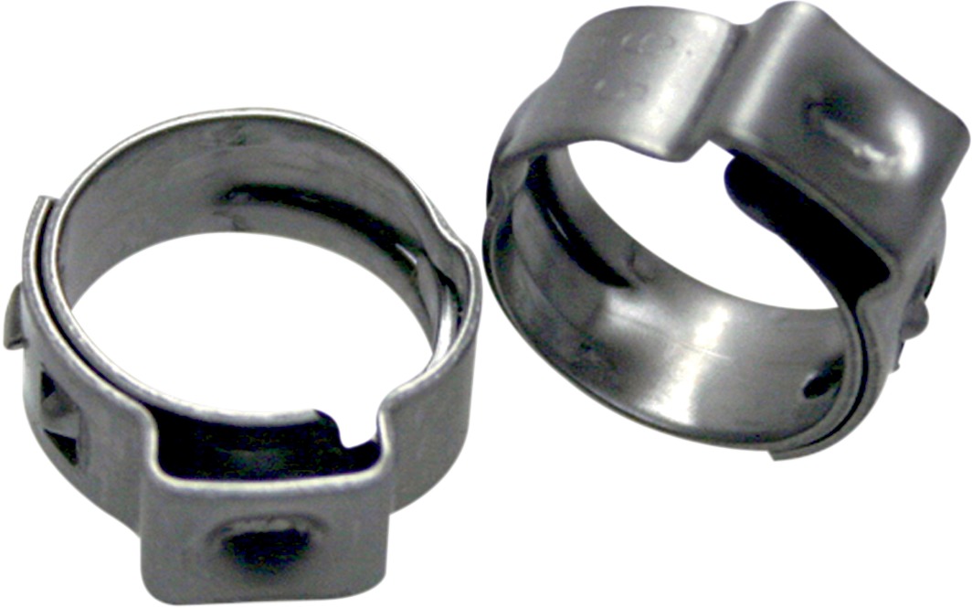 Stepless Hose Clamps For 7.8-9.5mm (0.31-0.37") OD Hoses - 10 Pack - Click Image to Close