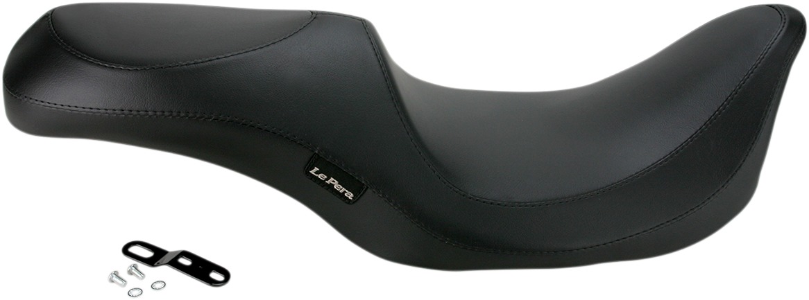 Le Pera Villain 2-Up Seat Black Smooth Fits 2002-2007 Dresser - Click Image to Close