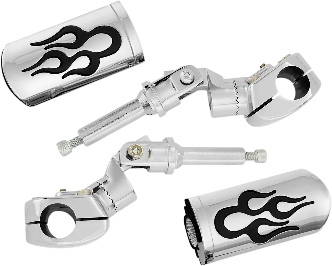 Highway Pegs Flame - For 18-20 Honda GL1800 Gold Wing - Click Image to Close