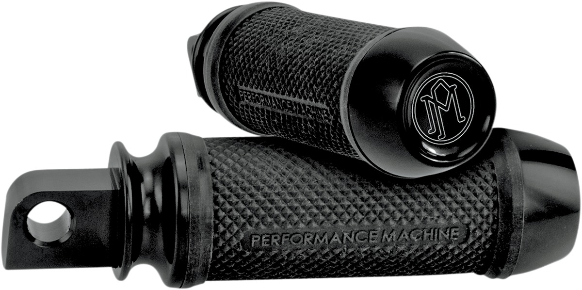 Performance Machine Elite Footpegs Black Anodized - Click Image to Close