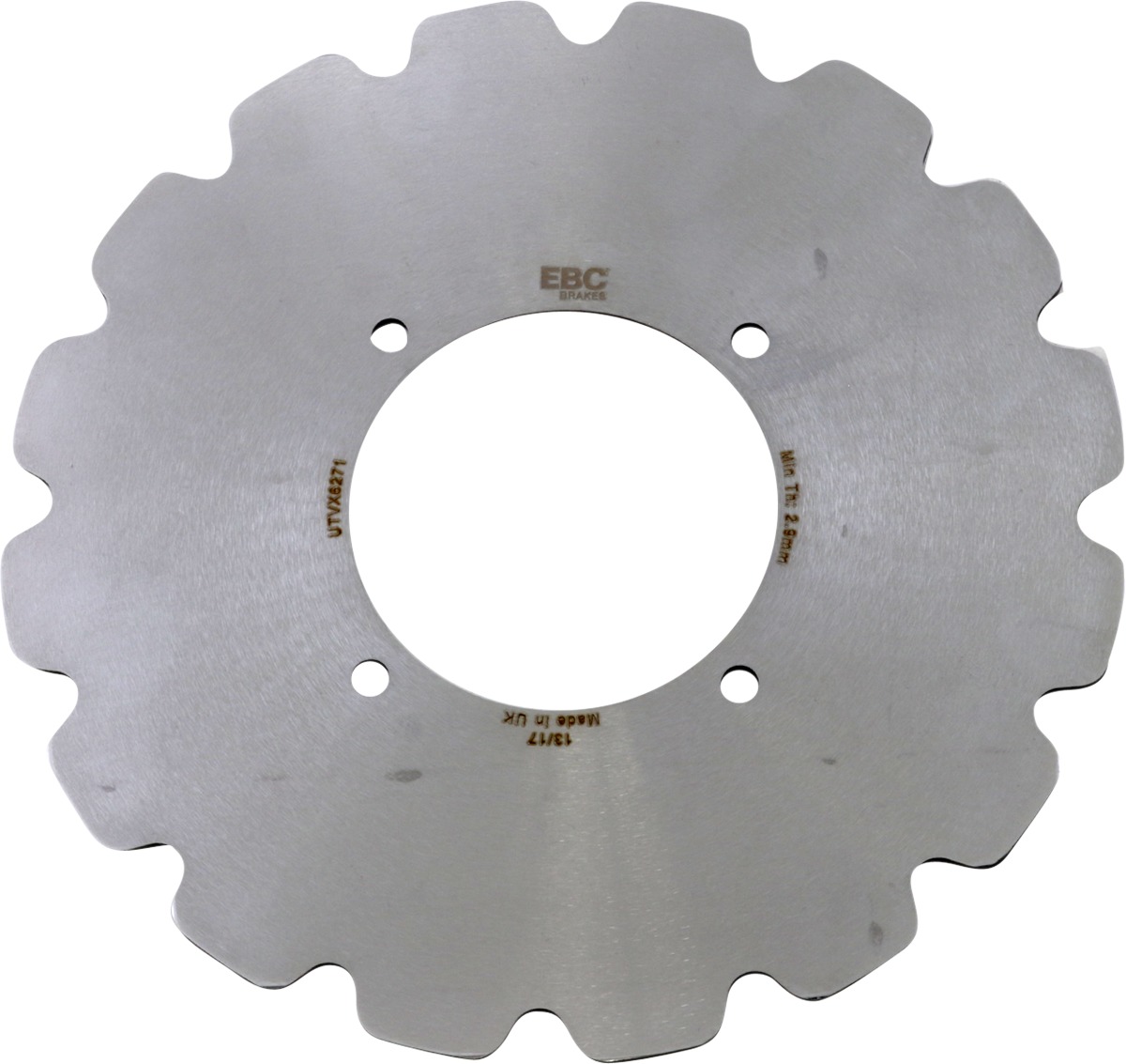 Contour Solid Front/Rear Brake Rotor 252mm - Click Image to Close