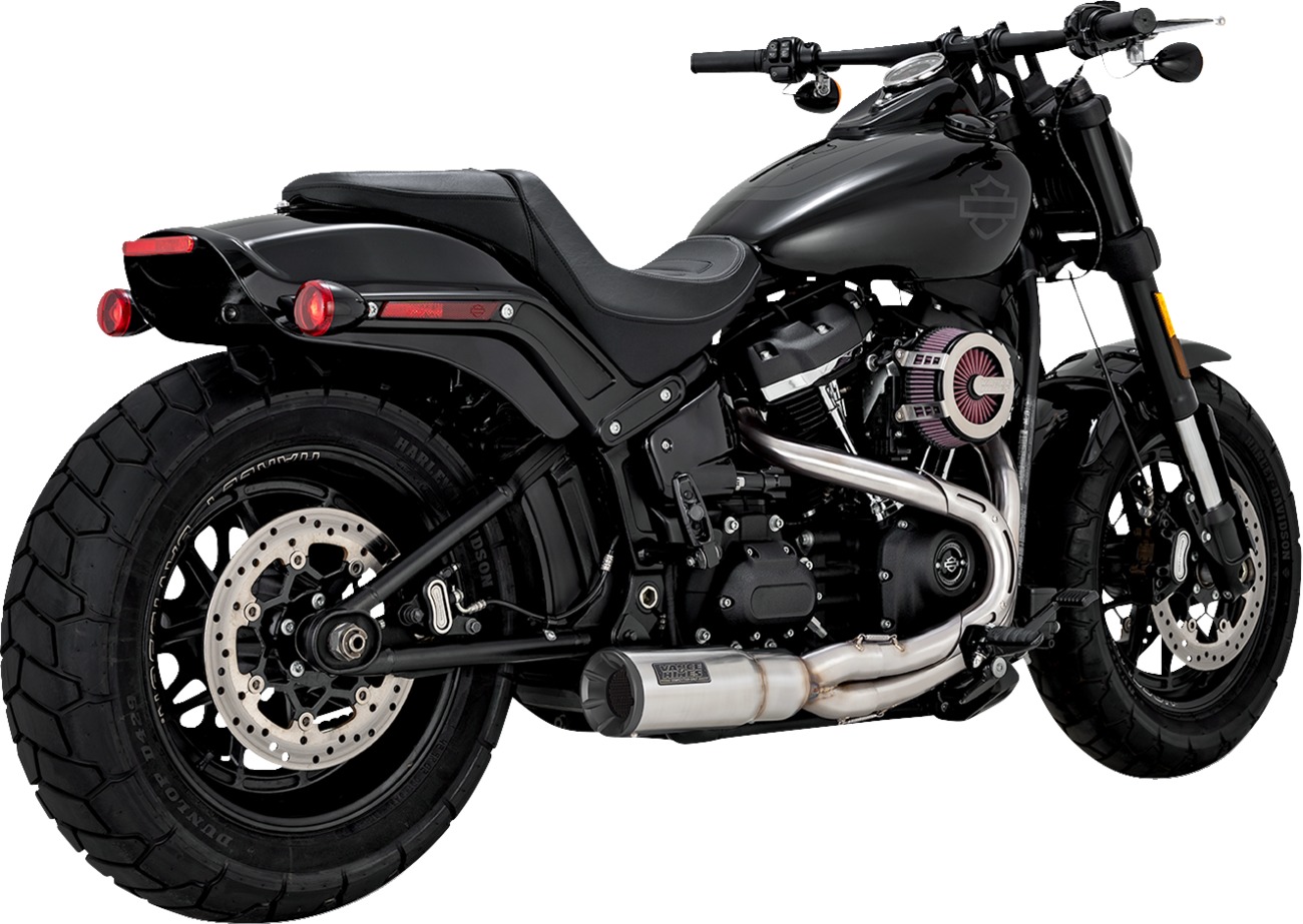 Vance and Hines Hi-Output 2-1 PCX Full Exhaust Fits 18-22 Softail/Fat Bob - Click Image to Close