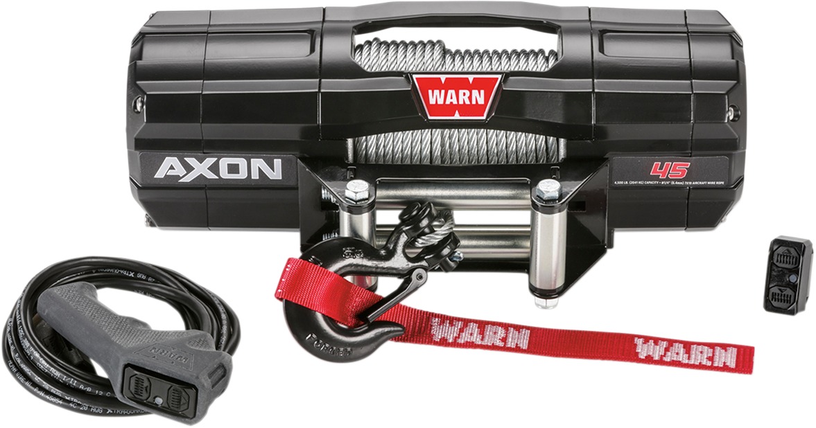 AXON 4500 Winch with Wire Rope - Axon 4500 Wire Winch - Click Image to Close