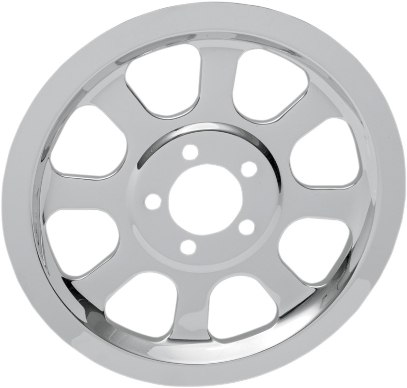 Drag Specialties Chrome Rear Pulley Insert 70T For Harley-Davidson Softail - Click Image to Close