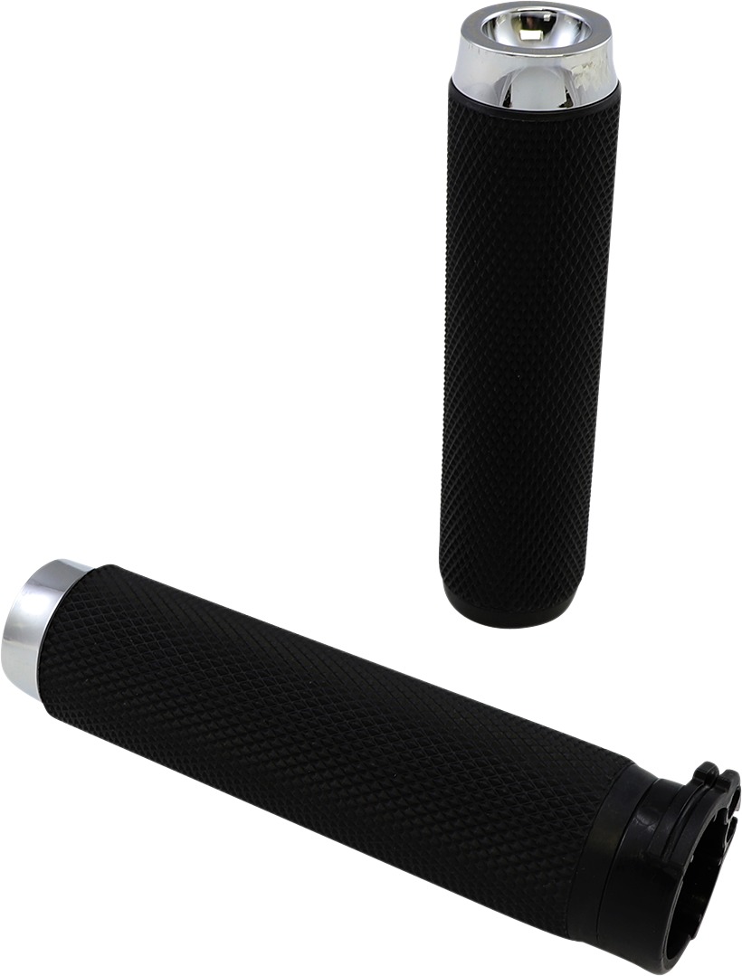 Rough Crafts Chrome Cable Grips - Click Image to Close