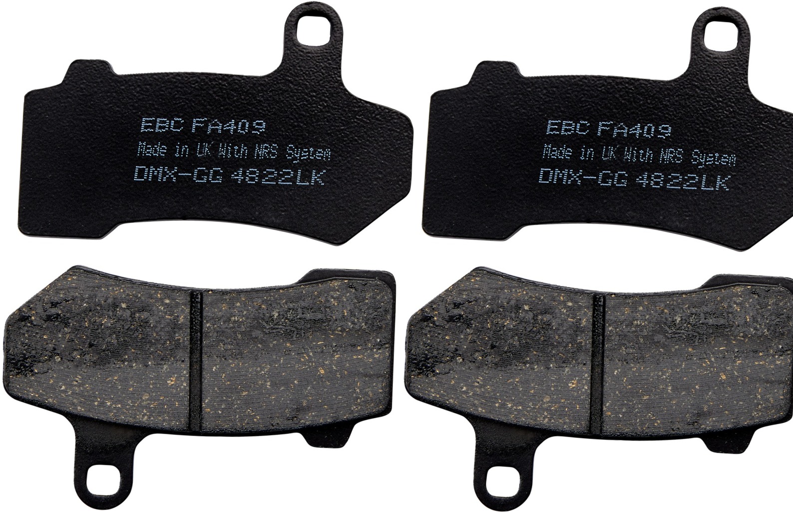 Standard Organic Brake Pads Front Set - Click Image to Close