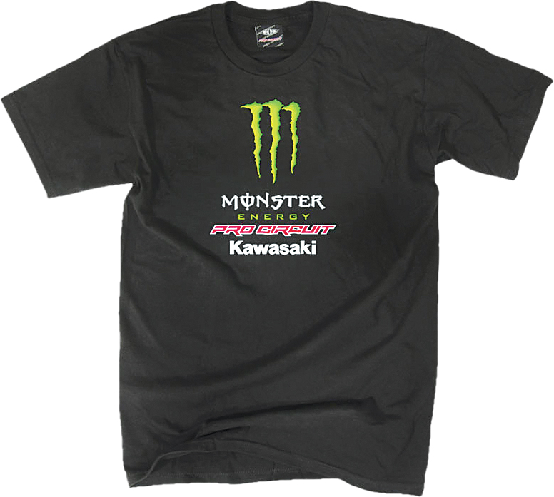 Monster Team Tee Black X-Large - Click Image to Close