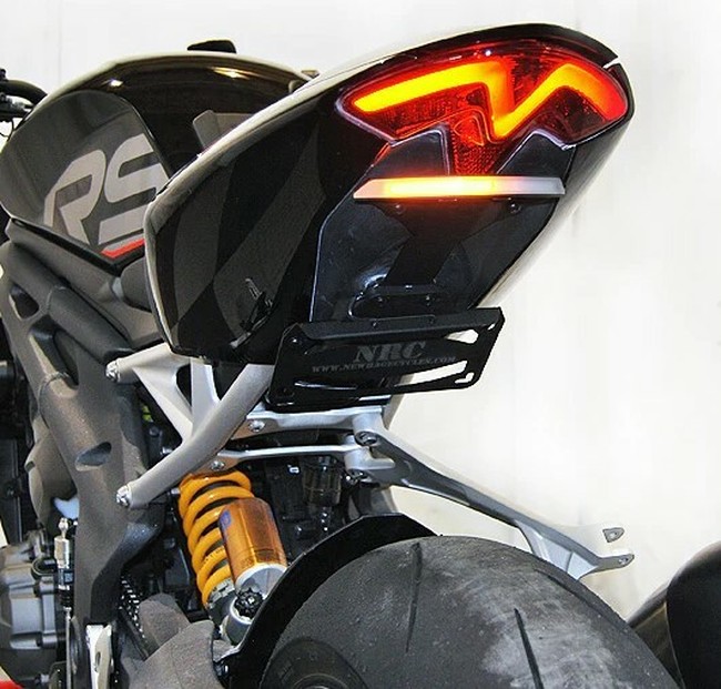 New Rage Cycles Fender Eliminator Kit Tucked for 21+ Triumph Speed Triple 1200 RS - Click Image to Close