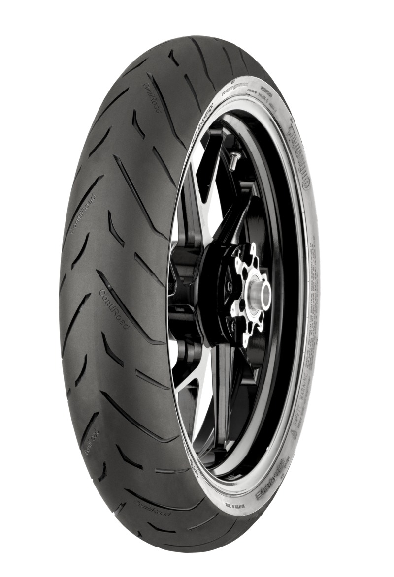 Continental ContiRoad 120/70ZR17 Front Sport Touring Tire - Front 120/70ZR17 sport touring tire - Click Image to Close