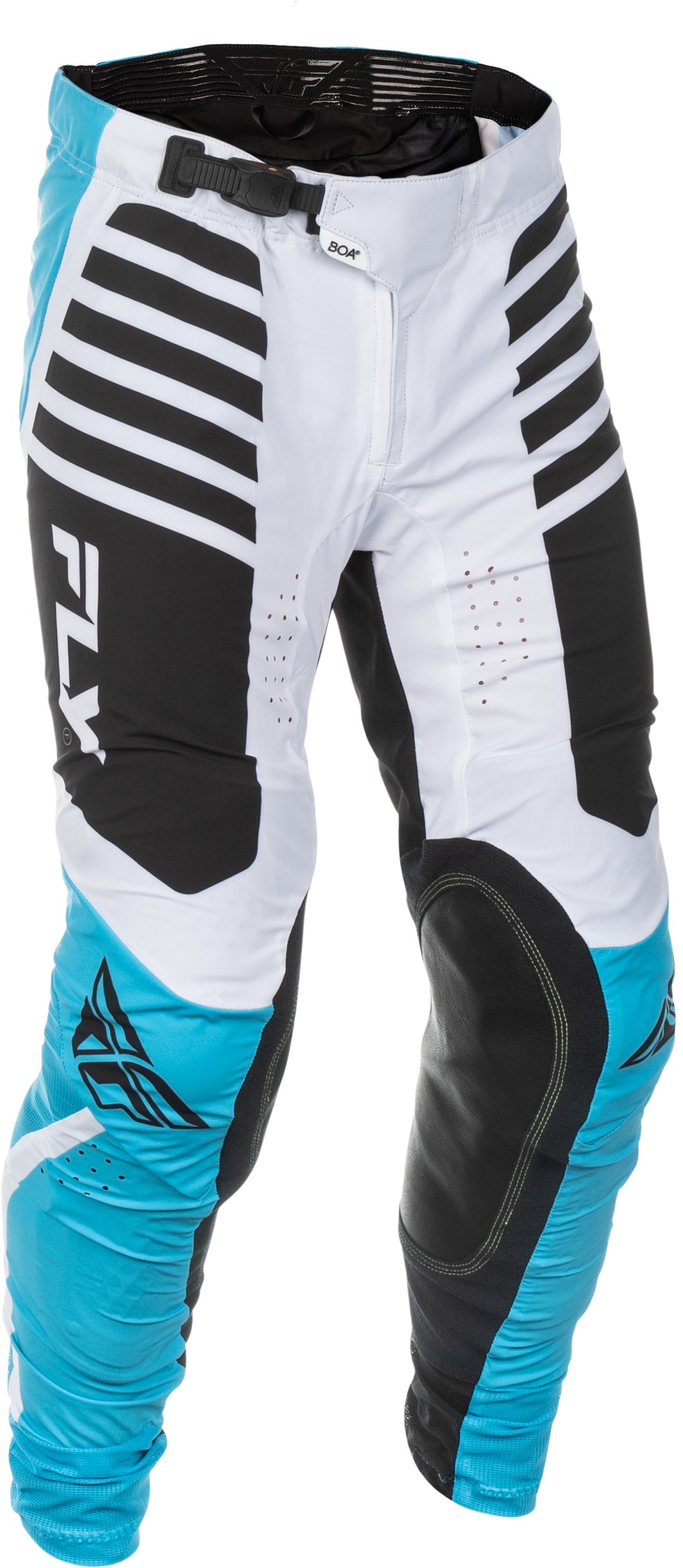 Fly Racing Youth Lite Pants Blue/White/Black Size 26 - Lightweight MX pants for youth riders - Click Image to Close