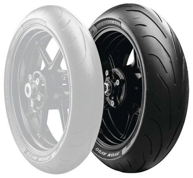 Avon 3D Ultra Evo AV80 Tire - 150/60ZR17 - Click Image to Close