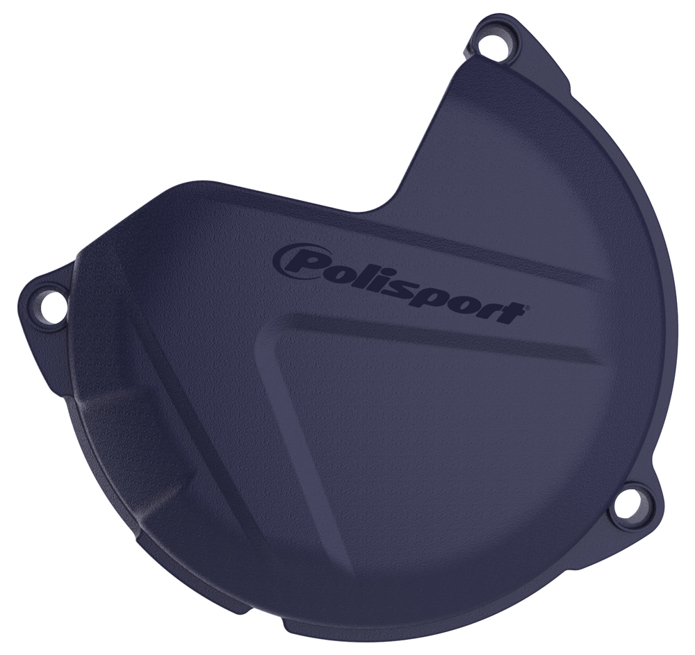 Clutch Cover Protector Blue - For 14-15 Husqvarna TC125 TE125 - Click Image to Close
