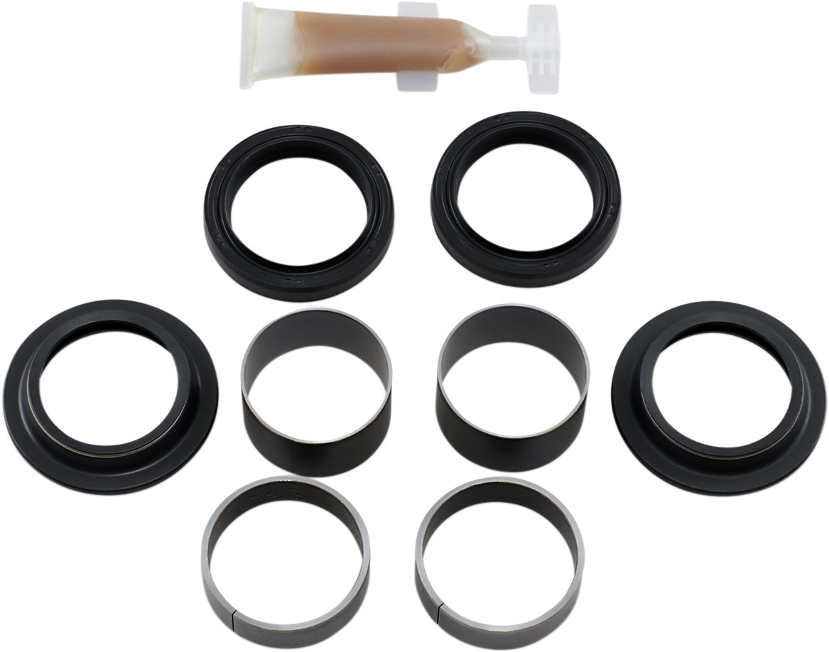Fork Service Kit w/ Bushings, Oil Seals, & Dust Wipers - 2015 CRF450R - Click Image to Close