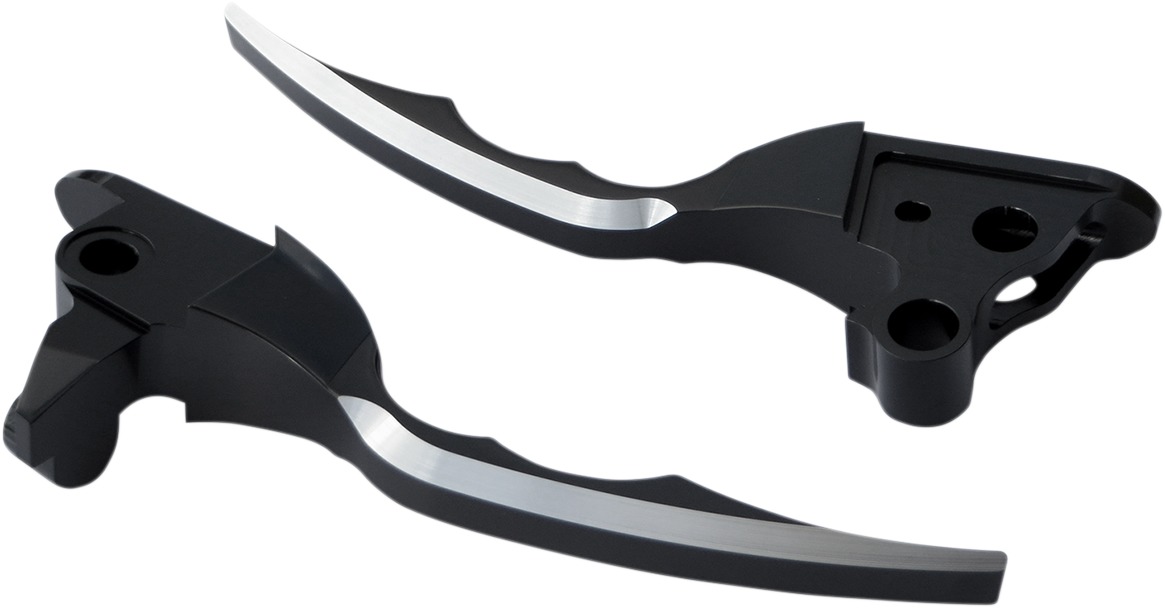 Pro-Blade Billet Aluminum Brake/Clutch Lever Set - Black - Click Image to Close
