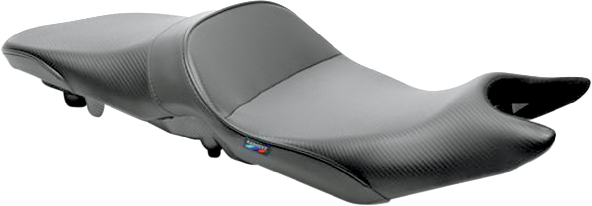 World Sport Performance CarbonFX Vinyl 2-Up Seat Low - For BMW F800 - Click Image to Close