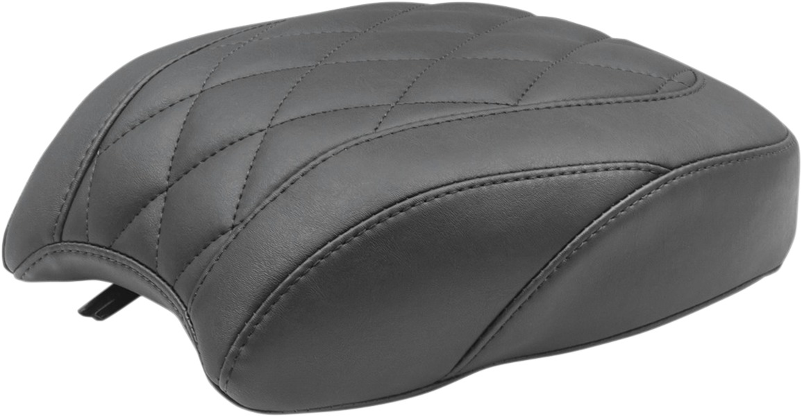 Tripper Diamond Synthetic Leather Wide Pillion Pad - For 18-19 HD FLDE FLHC - Click Image to Close