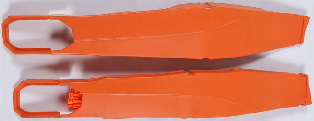 Orange Swingarm Protectors - For 12-22 KTM w/ PDS Arms - Click Image to Close