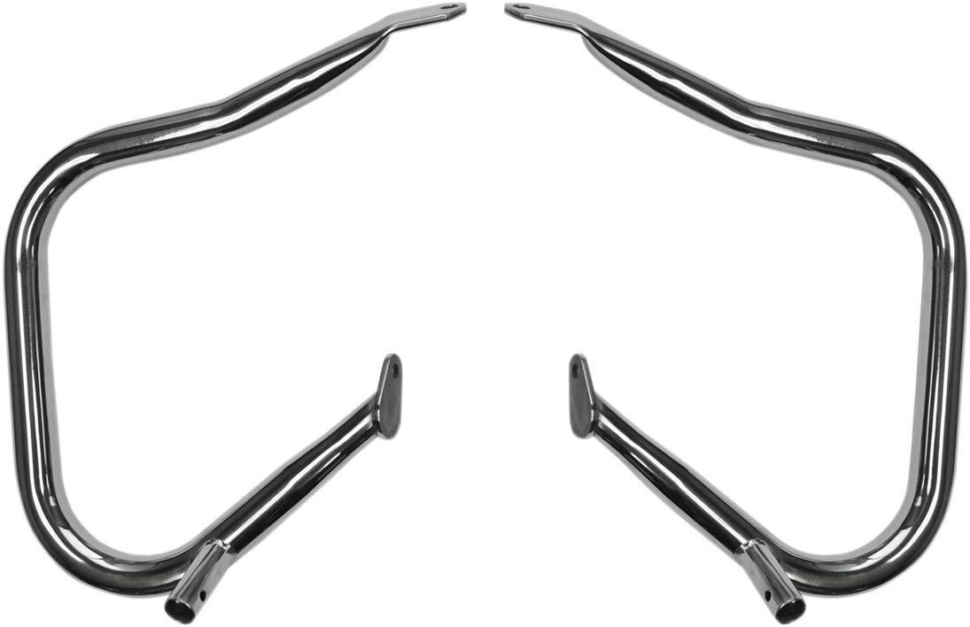 Drag Specialties Big Buffalo Saddlebag Bars Chrome For Harley Touring - Chrome 1.25 in. saddlebag bars For Harley Touring - Click Image to Close