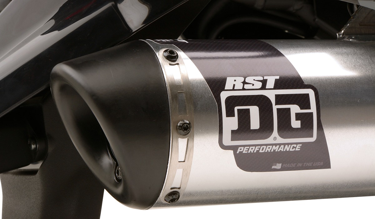 RST Slip On Exhaust Muffler - For 87-18 Kawasaki KLR650 - Click Image to Close