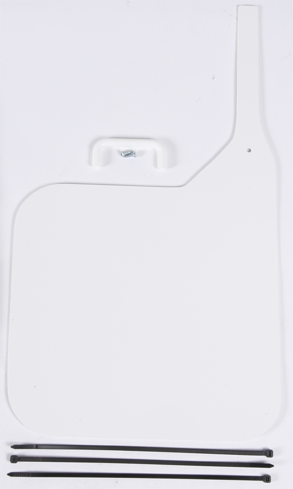 Maier Universal Front Number Plate White - Universal white front number plate for offroad vehicles - Click Image to Close