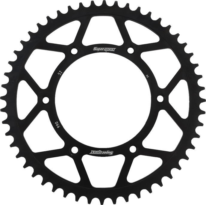 Rear Steel Sprocket 52T - Black - For 93-20 Husqvarna KTM Husaberg - Click Image to Close