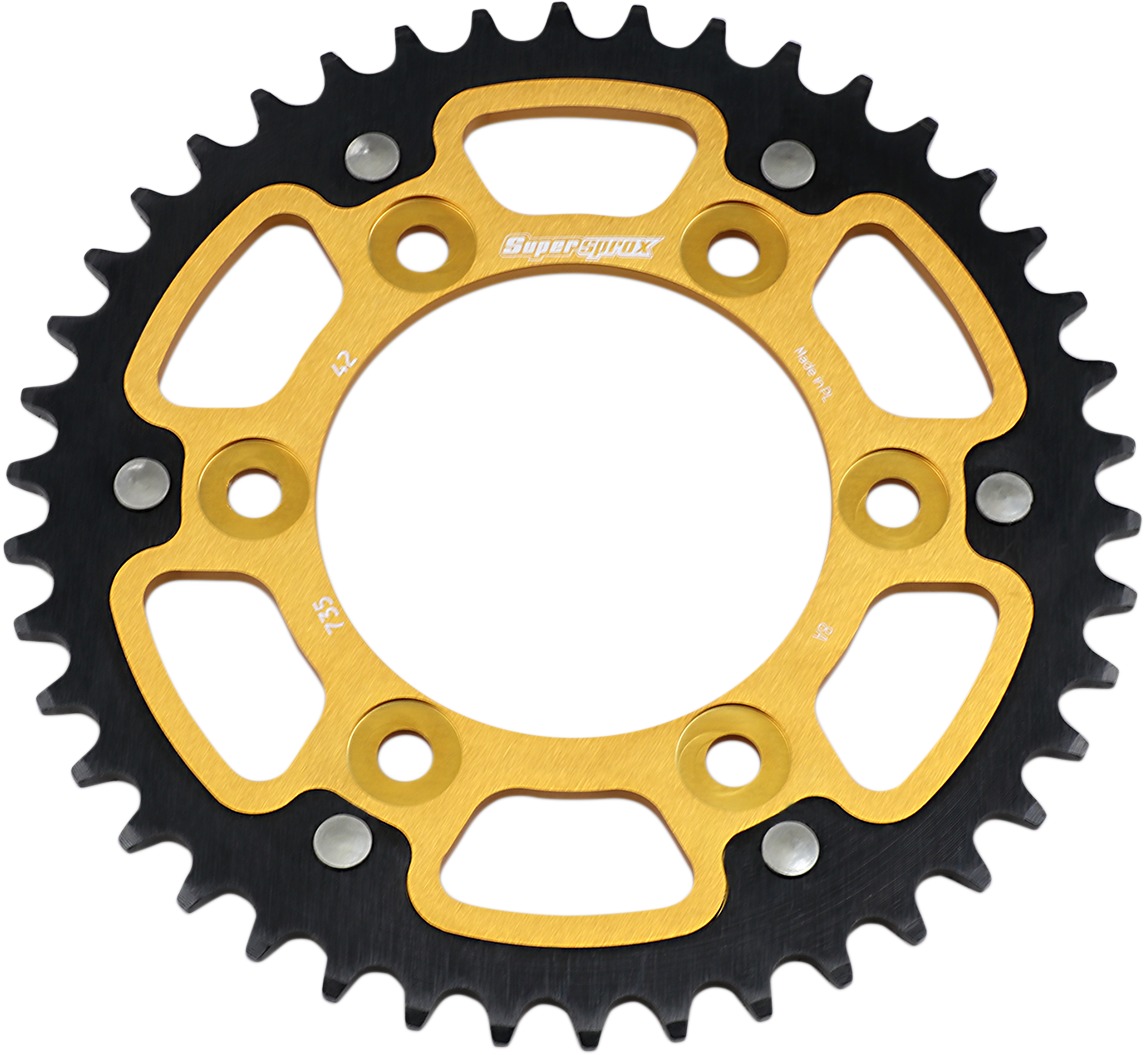 42T Sprocket Gold - Click Image to Close