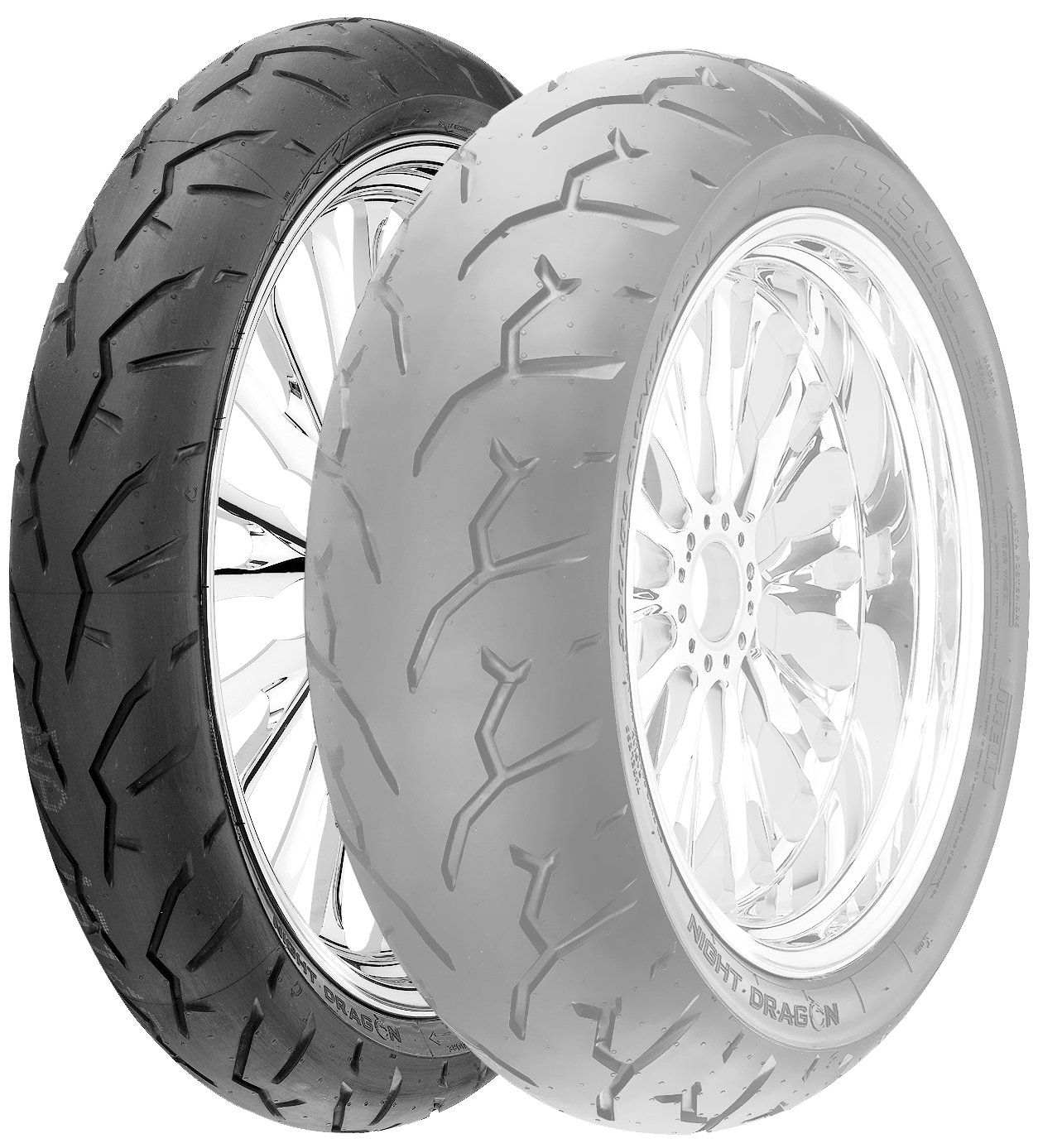 Tire Night Dragon Front 130/90-16 73H Belted Bias - Click Image to Close