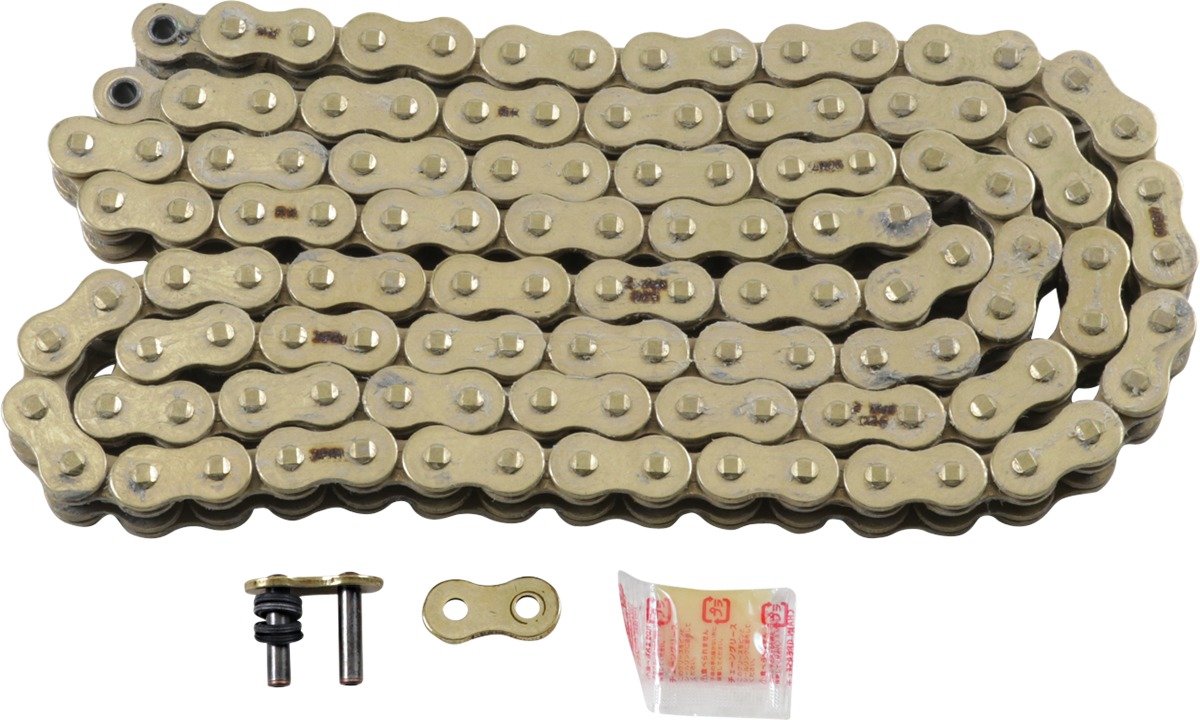 RK 520 MAX Z RX-Ring Chain Gold 130 Links - Premium RX-ring 520 chain, 130 links, Gold - Click Image to Close