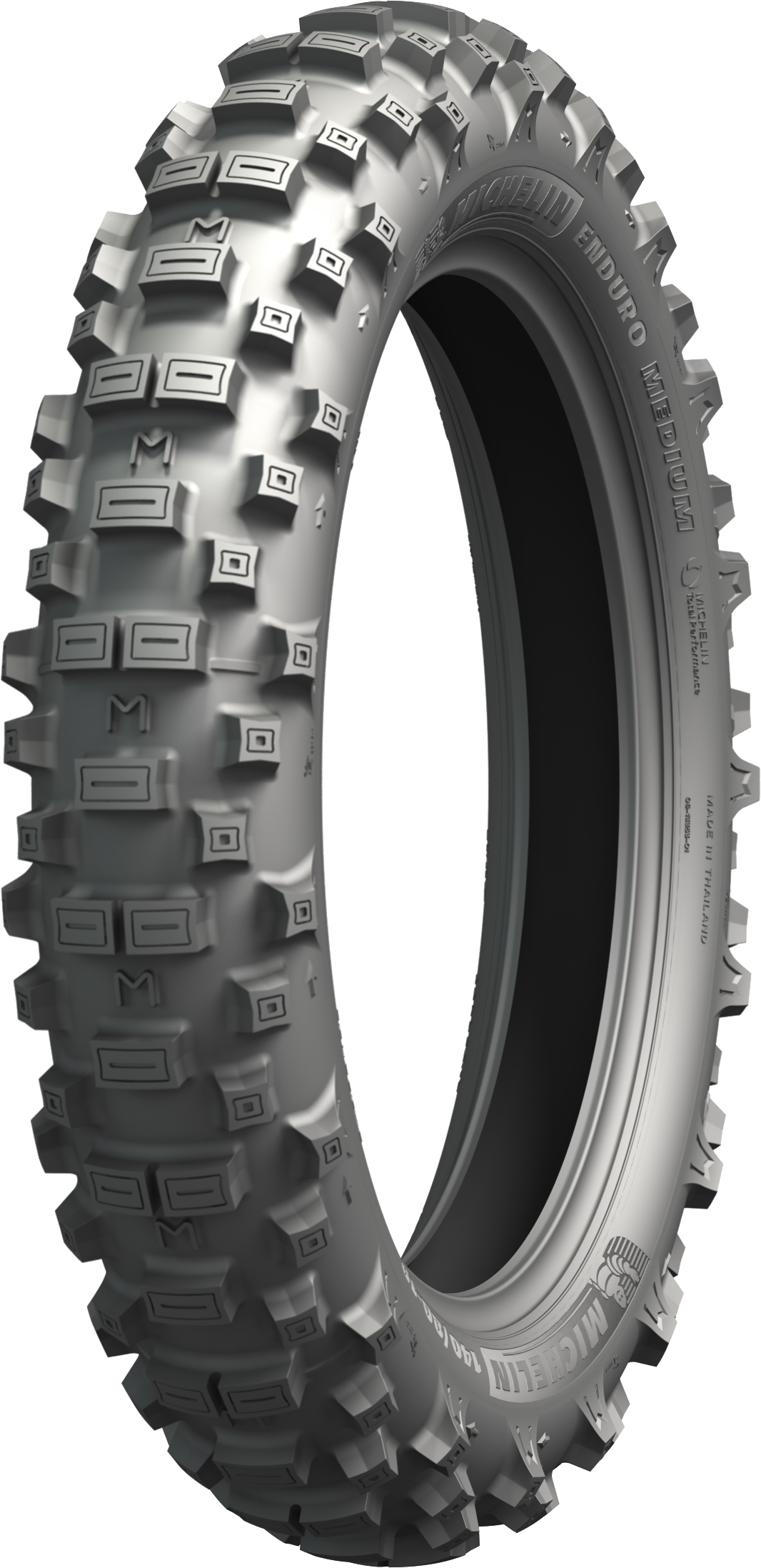 Tire 120/90-18 Enduro Medium Rear Dirt Motorcycle Tire - YZ CRF WR TE FE LT TXC MX MXC Enduro - Click Image to Close