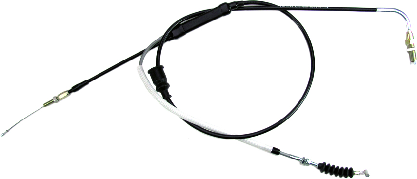 Black Vinyl Throttle Cable - 96-99 Polaris 300 Xplorer/Xpress - Click Image to Close