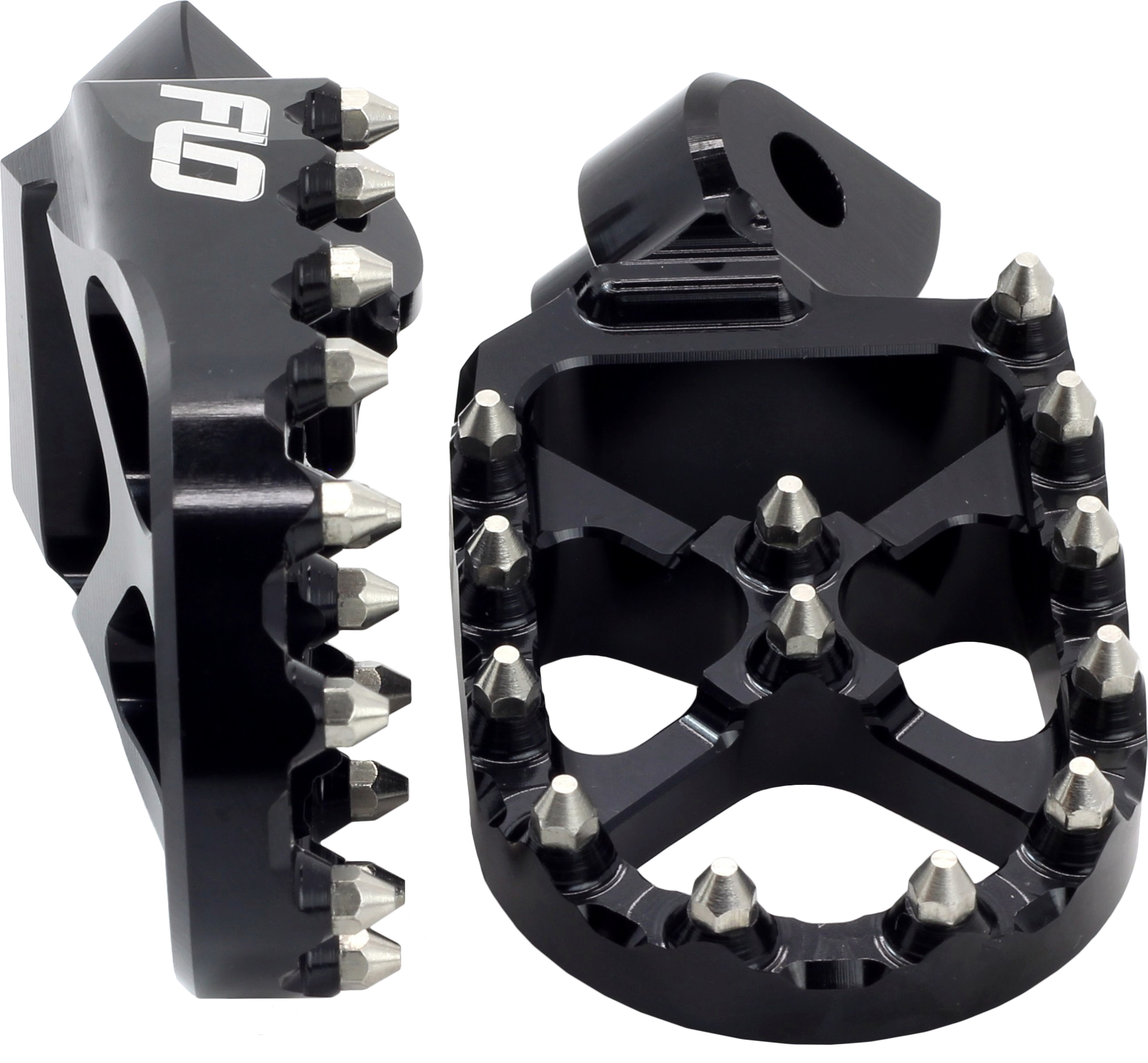 Pro Series Foot Pegs - Black - For 10-19 Suzuki RMZ - Click Image to Close